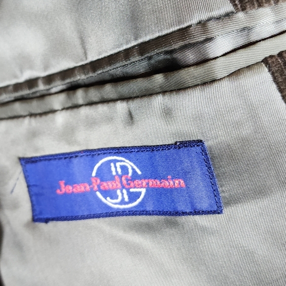 Men's Brown Double-Breasted Blazer - Picture 8 of 16